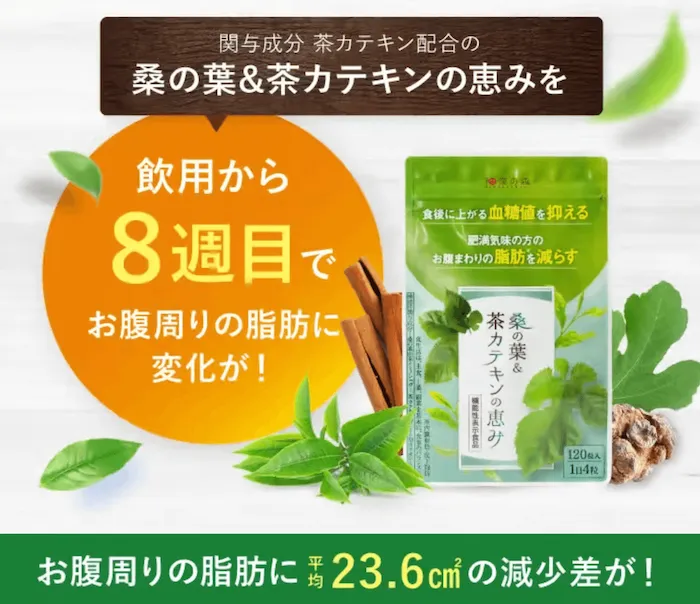 桑の葉&茶カテキンの恵み